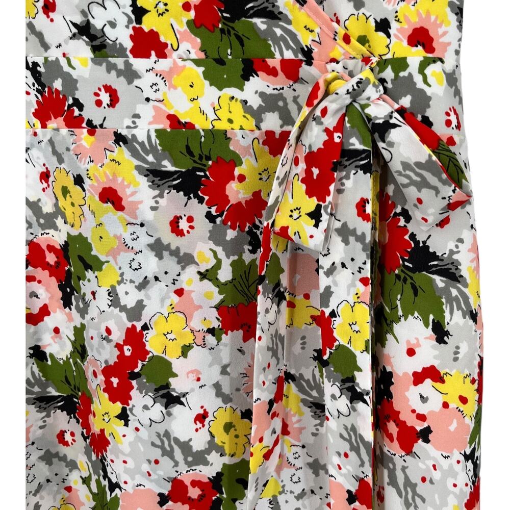 Likely Dress Vera floral faux wrap sleeveless size 6 - Picture 3 of 11